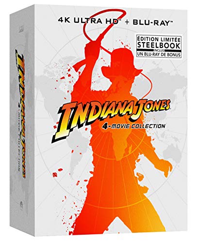 Indiana Jones-L'intégrale [Édition SteelBook limitée-4K Ultra HD Blu-Ray Bonus]
